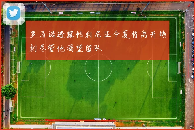 罗马诺透露帕利尼亚今夏将离开热刺尽管他渴望留队